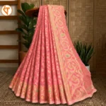 Trendy Pink জরি জামদানি AP0015